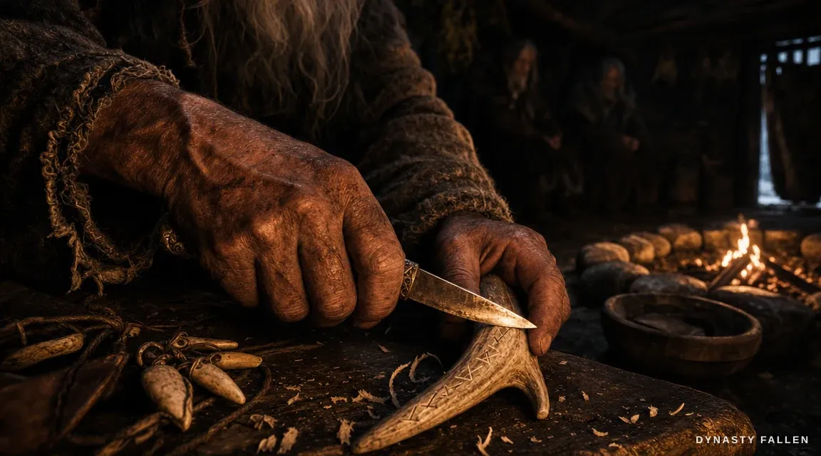 An extreme close‑up of a weathered wizard's hand rests on a.