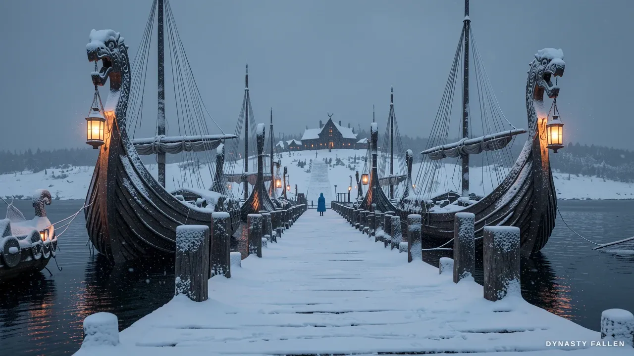 A low, wide view from the open end of Harbour Pier looks bac.