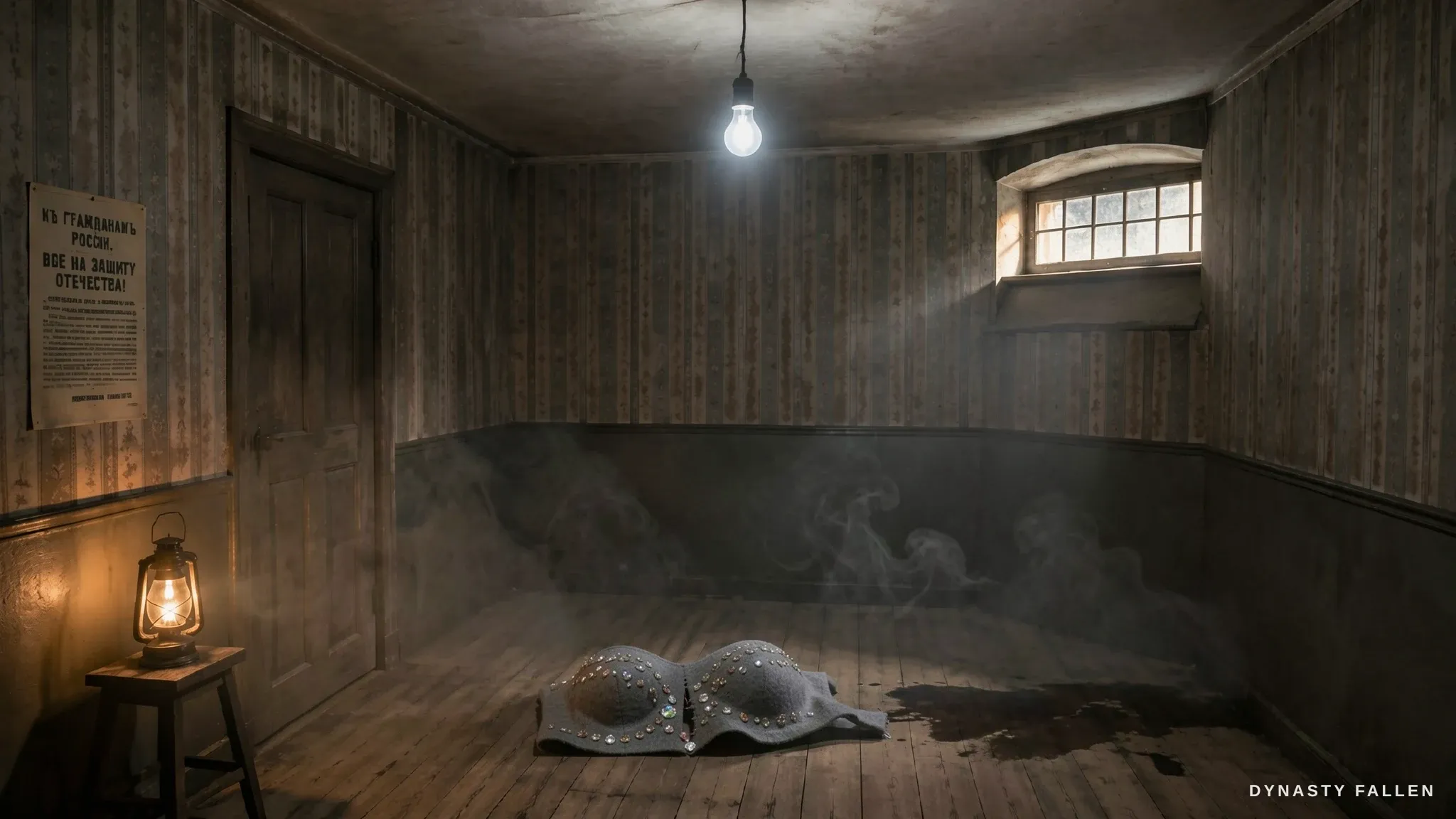The intact jewel-lined bodice lying on the dark cellar floor, its hidden stones glinting faintly.